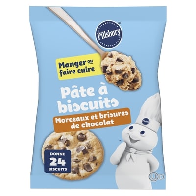 Pillsbury Pâte à biscuits Morceaux et brisures de chocolat 454 g, 0,99 $/100g