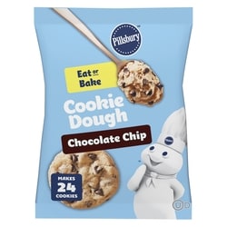 Pillsbury Grands Chocolate Chip Cookie Dough, Ready to Bake, 24 ct 454 g, $1.21/100g