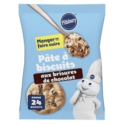Pillsbury Pâte à biscuits aux pépites de chocolat, Prête à cuire, 24 unités 454 g, 1,21 $/100g