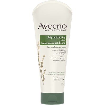 Aveeno Lotion hydratante quotidienne non parfumée tube 227 ml, 4,27 $/100ml