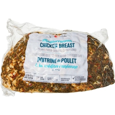 le Choix du Président Poitrine de poulet à la méditerranéenne 39,90 $/1kg 18,10 $/1lb