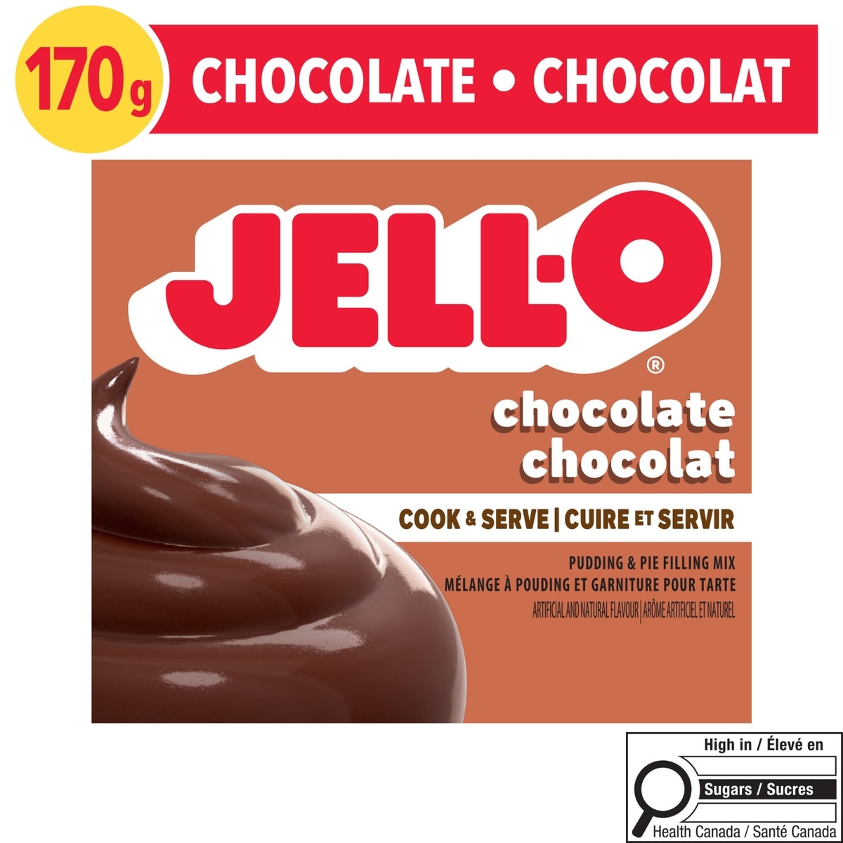 Jell-O Pouding Instantané Et Garniture Pour Tarte Chocolat 170 g, 2,52 $/100g