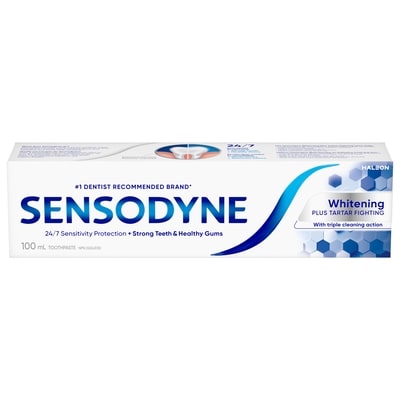 Sensodyne Dentifrice Sensodyne blanchissant et antitartre 100 ml, 5,59 $/100ml