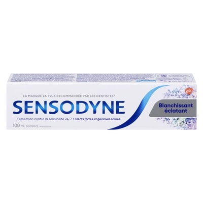 Sensodyne Dentifrice à effet blanchissant éclatant Sensodyne 100 ml, 6,00 $/100ml