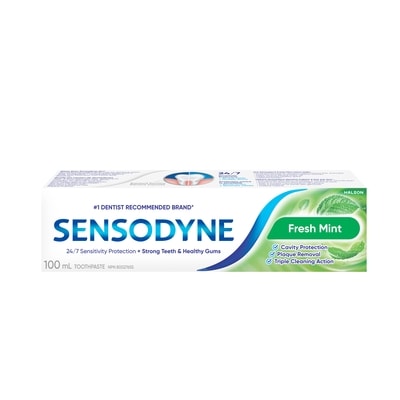 Sensodyne Fresh Mint Toothpaste For Sensitive Teeth 100 ml, $4.99/100ml