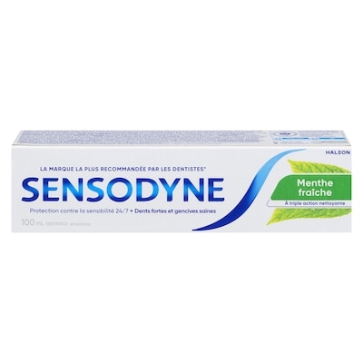 Sensodyne Dentifrice à saveur de menthe fraîche 100 ml, 6,00 $/100ml