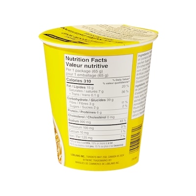 Chicken Flavour Instant Noodle Soup Cup