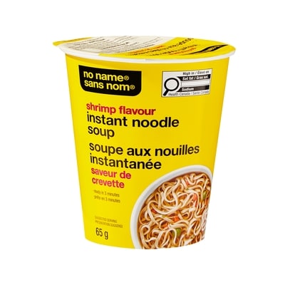 No Name Shrimp Flavour Instant Noodle SoupShrimp Flavour Instant Noodle Soup 65 g, $1.98/100g
