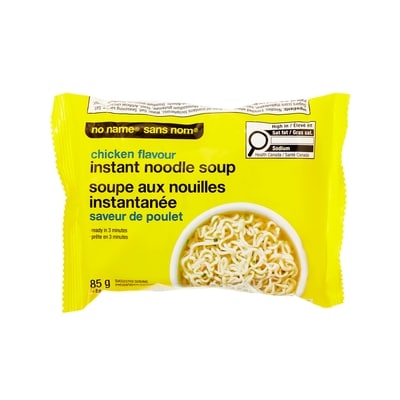 No Name Chicken Flavour Instant Noodle Soup 85 g, $0.46/100g
