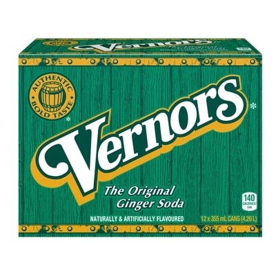 Vernors Soft Drink Ginger Ale 12x355.0 ml, $0.21/100ml