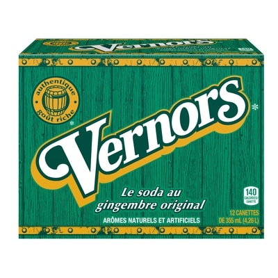 Vernors Boissons aromatisées Soda Gingembre 12x355.0 ml, 0,21 $/100ml