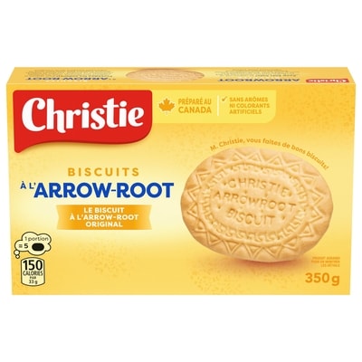 Christie Biscuits à l’arrow-root, conçus pour offrir une expérience plus douce et fondante 350 g, 2,00 $/100g