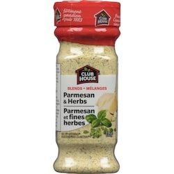 Club House Mélanges Parmesan Et Fines Herbes, Sans Gluten 135 g, 4,66 $/100g