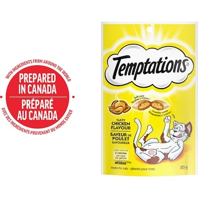 Temptations Tasty Chicken Flavour Adult Cat Treats 85 g, $2.93/100g