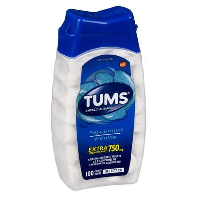 Extra Strength With Calcium, Peppermint