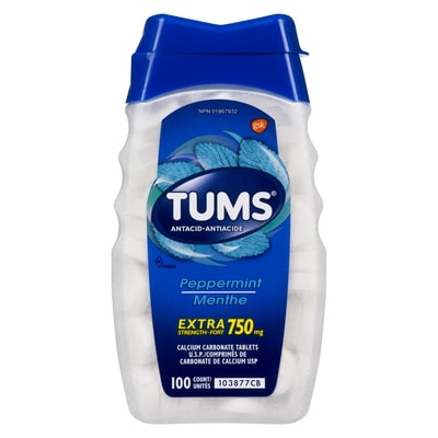 Extra Strength With Calcium, Peppermint