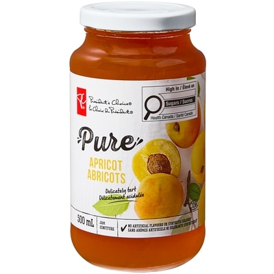 le Choix du Président Confiture d'abricots Pure 500 ml, 1,10 $/100ml
