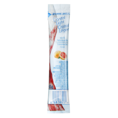 Cristal Léger Individuels, Limonade Rose