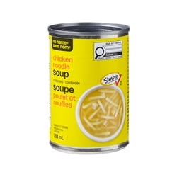 Sans Nom Soupe au poulet et nouilles condensée 284 ml, 0,42 $/100ml