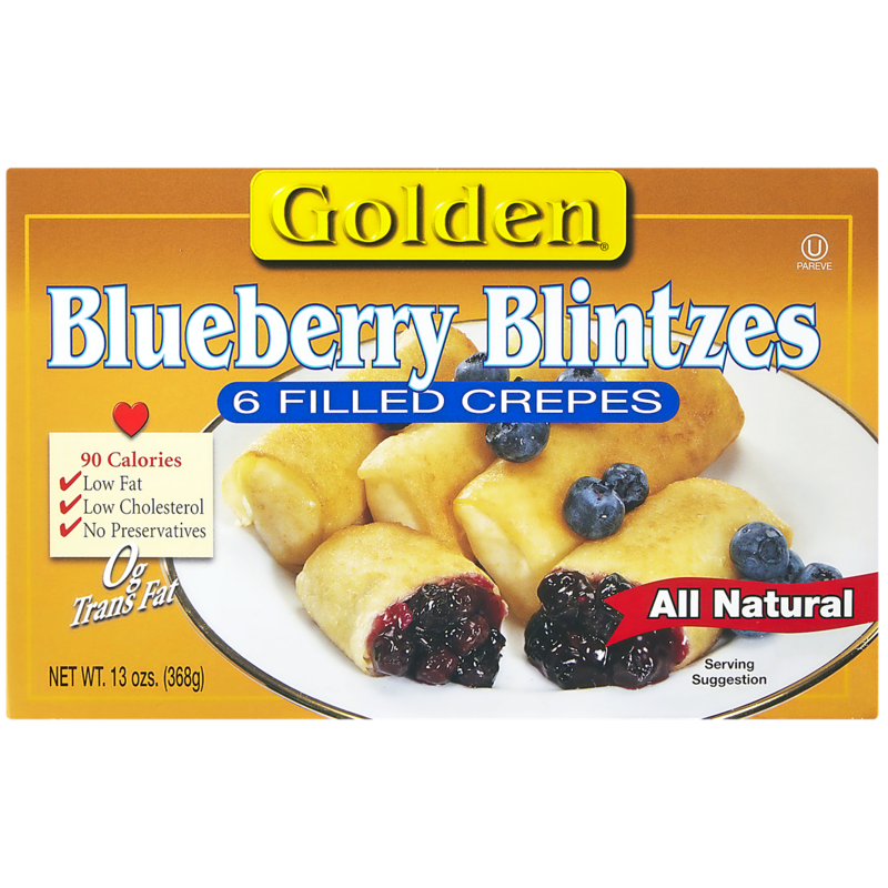Kosher Blueberry Blintzes