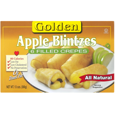 Golden Frozen Blintzes, Apple Raisin 368 g, $3.26/100g