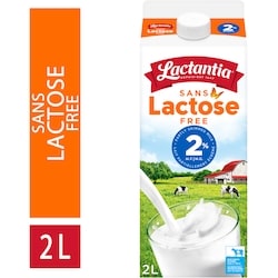 Lactantia Milk Lactose Free 2% Partly Skimmed  2 l, $0.26/100ml