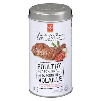 le Choix du Président Assaisonnement volaille 100 g, 6,00 $/100g