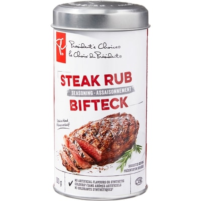 le Choix du Président Assaisonnement bifteck 100 g, 6,00 $/100g