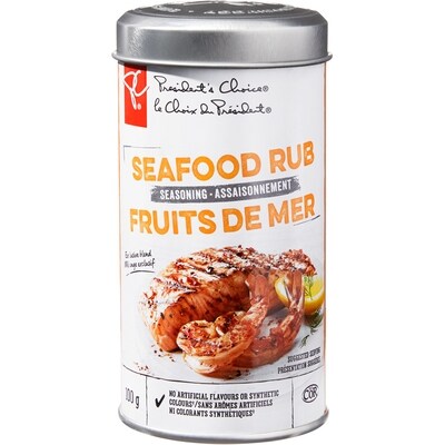 le Choix du Président Assaisonnement fruits de mer 100 g, 6,00 $/100g