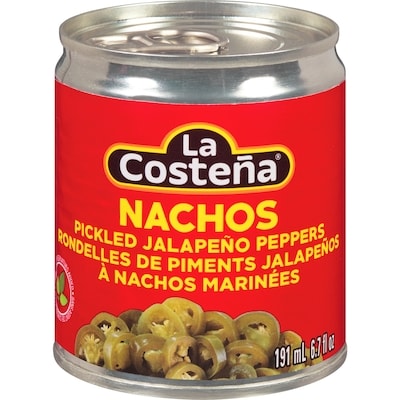 La Costena Pickled Jalapeño Slices for Nachos 191 ml, $1.20/100ml
