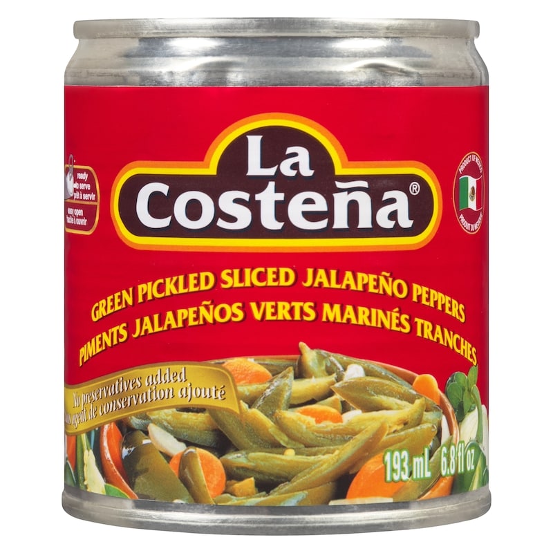 Green Pickled Sliced Jalapeño Peppers