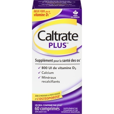 Caltrate Caltrate Plus 60 ea, 0,27 $/1ch