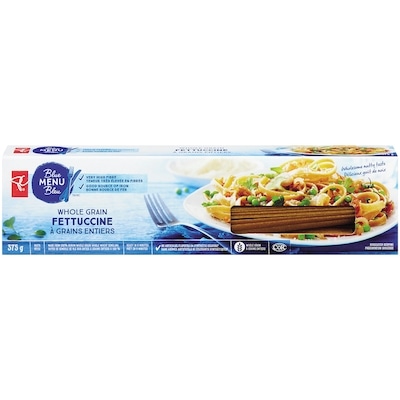PC Blue Menu Whole Grain Fettucine Pasta 375 g, $0.48/100g