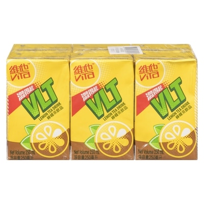 Vitasoy Lemon Tea Drink 6x250.0 ml, $0.39/100ml