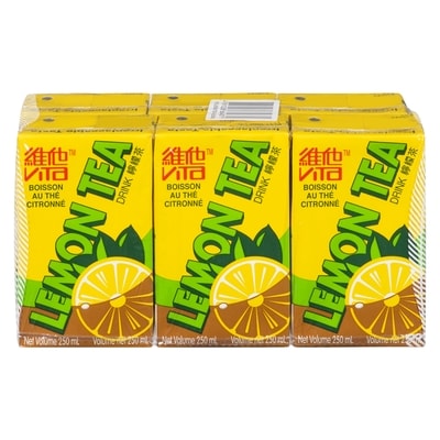 Vitasoy Boisson de thé aromatisée au citron 6x250.0 ml, 0,39 $/100ml
