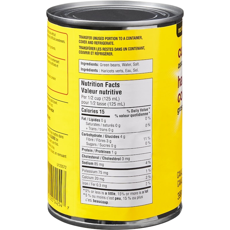 Assorted Sizes Cut Green Beans