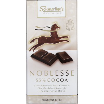 Schmerlings Chocolat Noblesse à 55 % de cacao casher 100 g, 9,49 $/100g