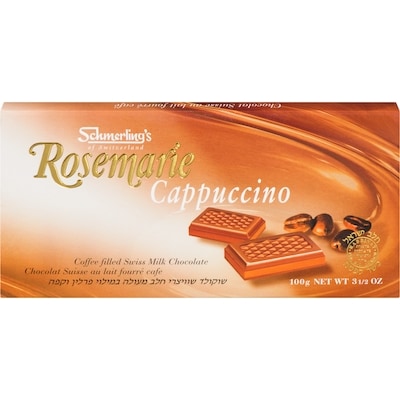 Schmerlings Rosemarie Cappuccino Chocolate 100 g, $7.00/100g