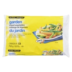 Sans Nom Mélange de légumes du jardin 750 g, 0,47 $/100g