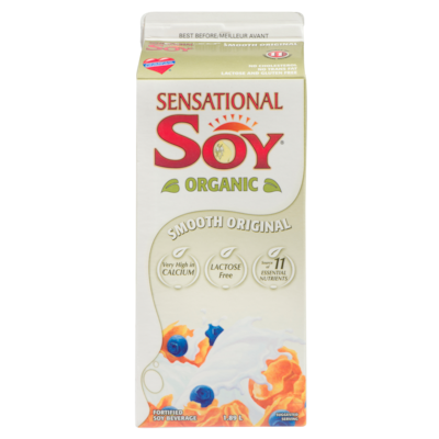 Soya Sensationnel Boisson au soya crémeuse originale 1.89 l, 0,25 $/100ml