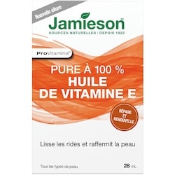 Jamieson Huile de Vitamine E Pure à 100 % 28 ml, 29,43 $/100ml
