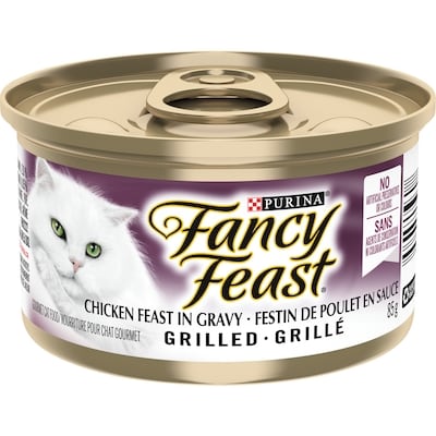 Purina Fancy Feast Grilled Chicken Feast in Gravy, Wet Cat Food 85 g, $1.06/100g