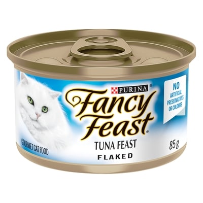 Purina Fancy Feast Flaked Tuna Feast, Wet Cat Food 85 g, $1.52/100g