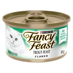Purina Fancy Feast Flaked Wet Cat Food Trout Feast 85 g, $1.06/100g