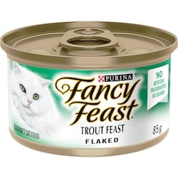 Purina Fancy Feast Flaked Trout Feast, Wet Cat Food 85 g, $1.06/100g