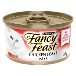 Purina Fancy Feast Pate Wet Cat Food Chicken Feast 85 g, $1.40/100g