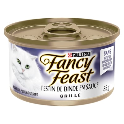 Purina Fancy Feast Festin de Dinde Grille en Sauce, Nourriture Humide pour Chats 85 g 85 g, 1,52 $/100g