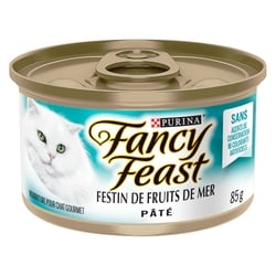 Purina Fancy Feast pâté nourriture humide pour chats festin de fruits de mer 85 g, 1,40 $/100g
