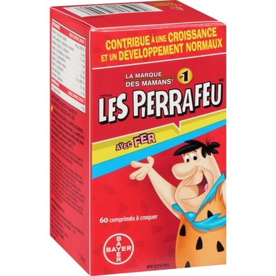 Multivitamines à croquer pour enfants LES PIERRAFEU Plus fer