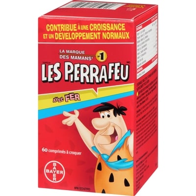 Multivitamines à croquer pour enfants LES PIERRAFEU Plus fer